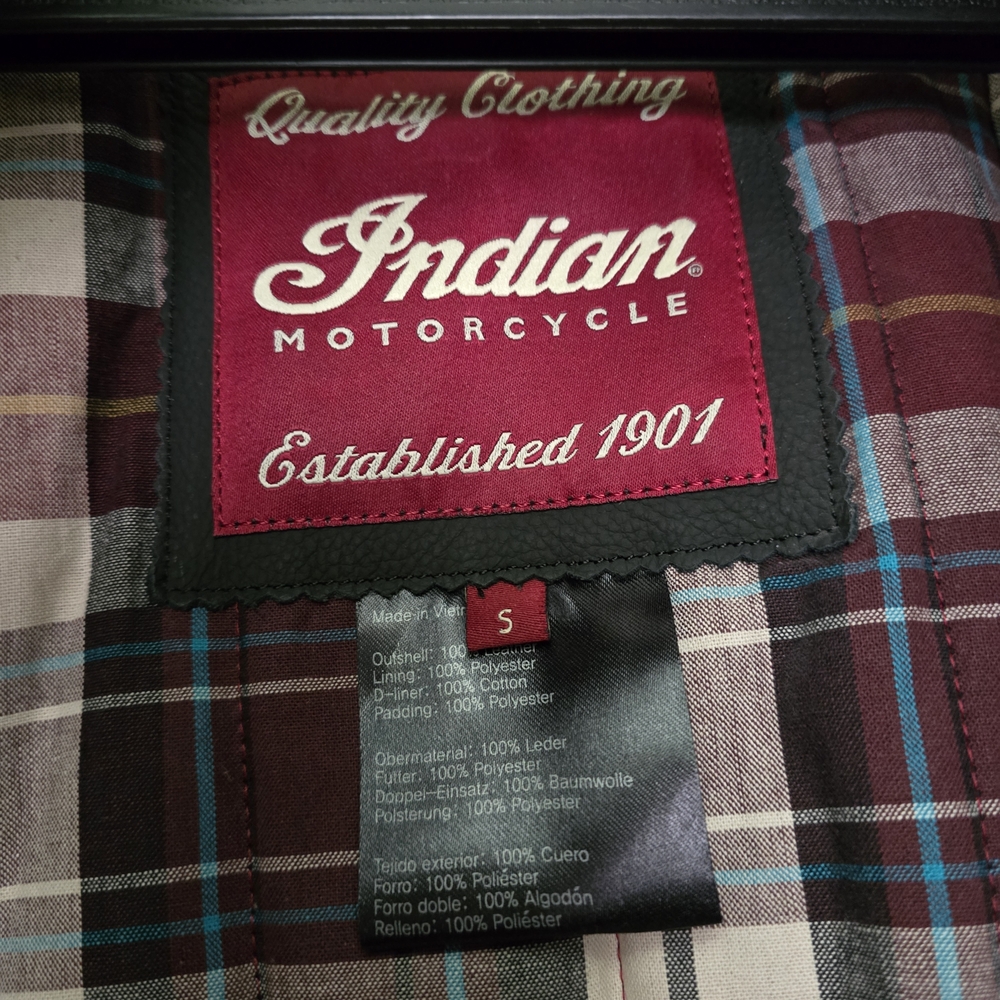 Women's Indian Motorcycle Riding Jacket - Picture 3 of 5